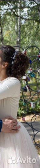 Свадебное платье, платье на никах