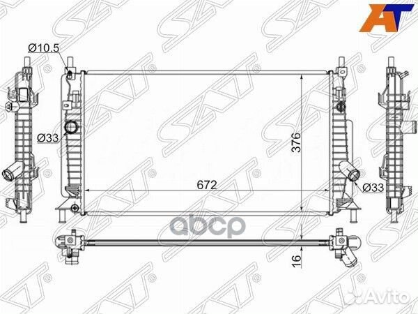 Радиатор Mazda Axela 09-13 / Mazda3 08-13 MZ000