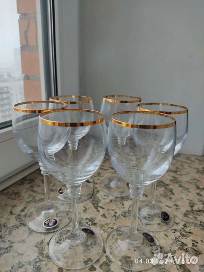 Фужер, богемское стекло, Чехия