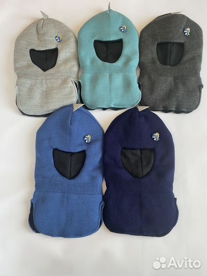 Шапка шлем для мальчика