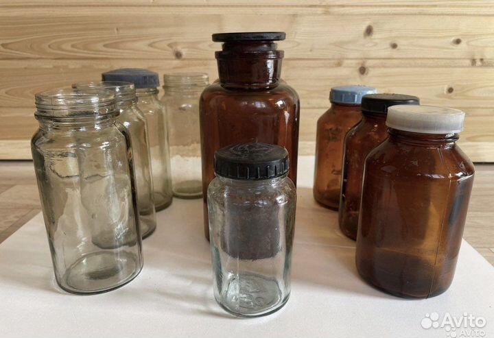 Графин, банки, сахарница, масленка, сифон СССР