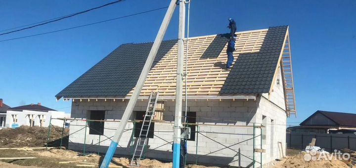 Крыша кровельные работы