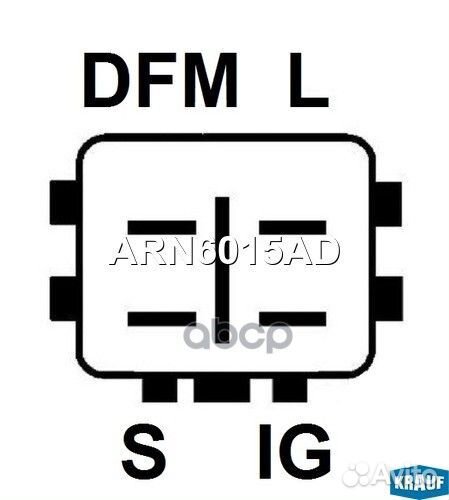 Регулятор генератора ARN6015AD Krauf