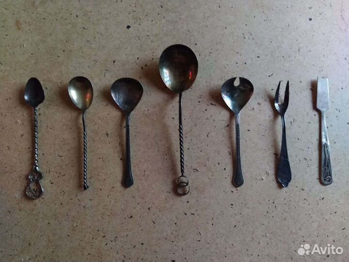 Мельхиоровые столовые приборы СССР