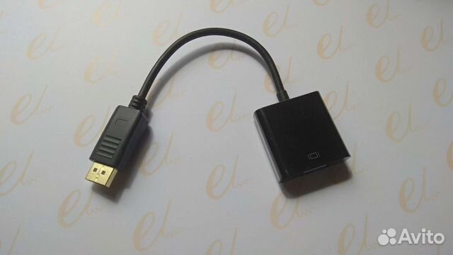 Переходник display port - vga