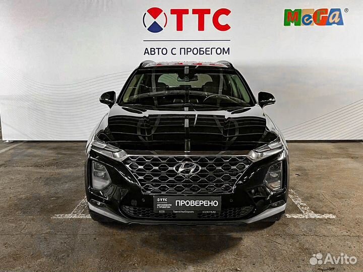 Hyundai Santa Fe 2.2 AT, 2018, 140 000 км