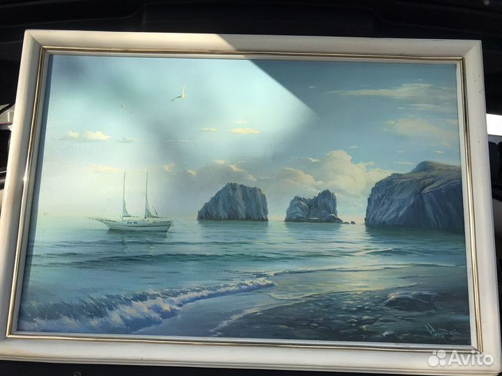 Срочнокартина «Адалары»холст масло « адалары»