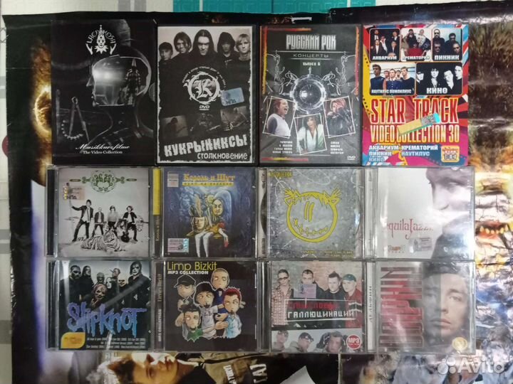 Диски DVD, CD, MP3