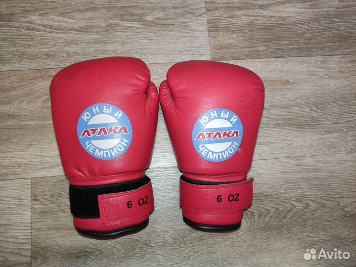 Боксерские перчатки детские 4 oz и 6 oz