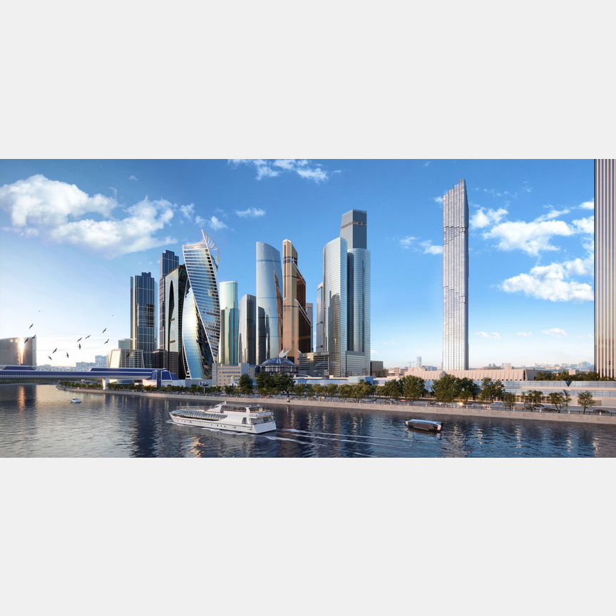 3-к. квартира, 129,7 м², 36/85 эт.