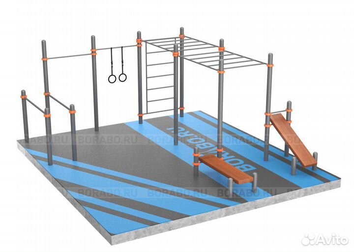 Спортивно-развивающее Workout оборудование BW-64-M