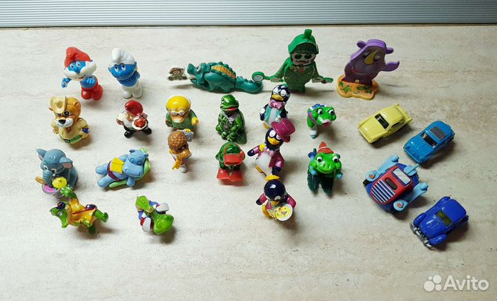 Игрушки Киндеры 90-х разные коллекции