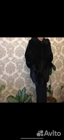 Шуба норковая 42 44 черная