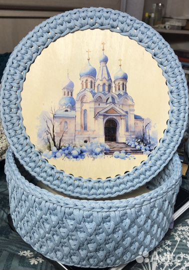 Корзина из полиэфирного шнура