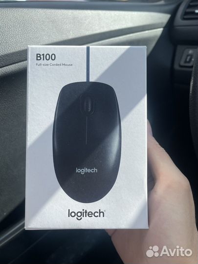 Мышь Logitech, скраб для тела, скотч
