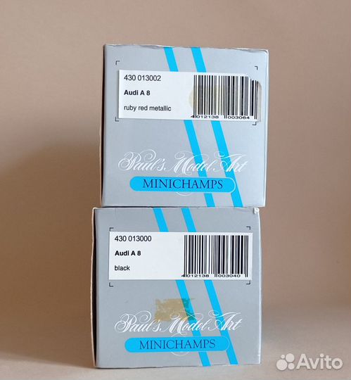 Minichamps. Collection Audi A8 black 1/43