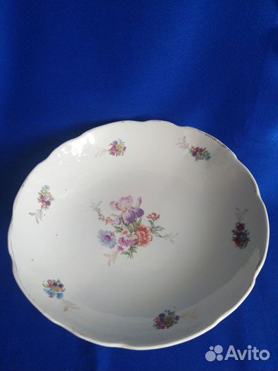 Винтажная ваза-фруктовница завод Пролетарий