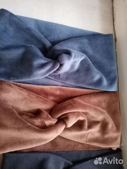 Велюровые повязки на голову