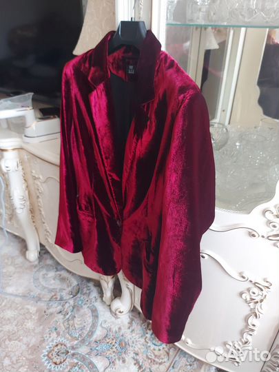 Бархатный пиджак женский