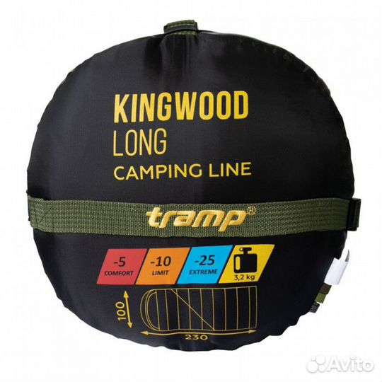 Спальный мешок Tramp Kingwood Long (25С)