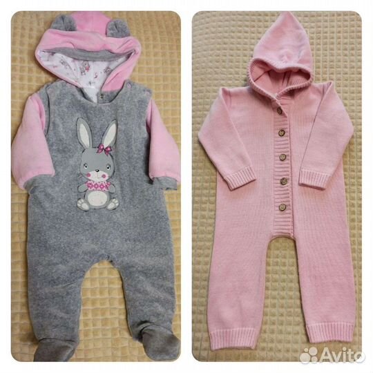 Комбинезон для девочки утеплённый