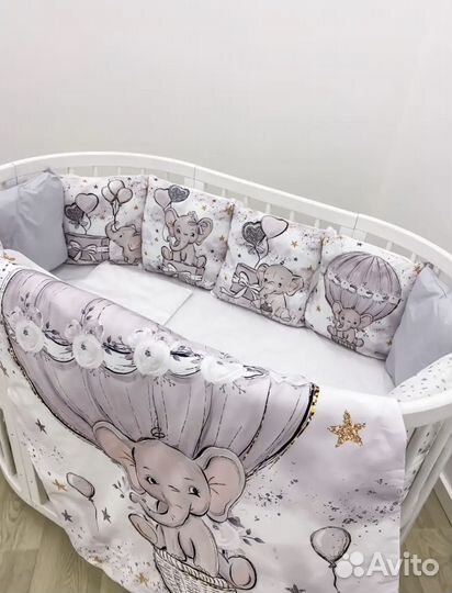 Бортики в детскую кроватку