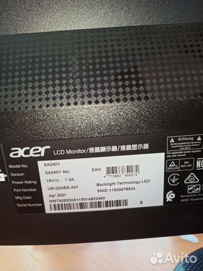 Монитор Acer SA240Y