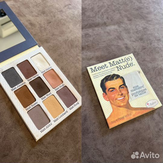 Палетка теней theBalm meet matt(e) nude