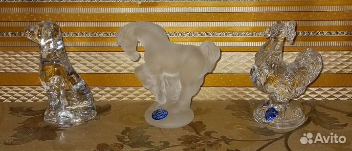 Хрустальные фигурки