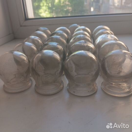 Банки медицинские стеклянные СССР