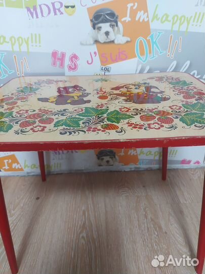 Детский стол