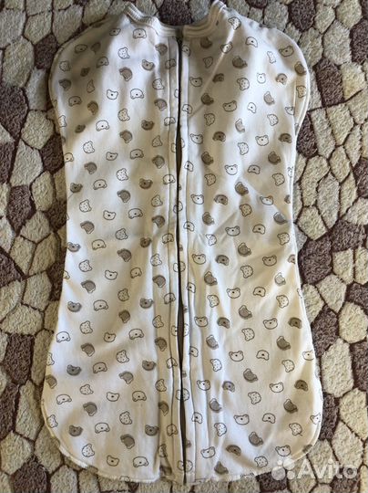 Пеленка кокон на молнии утепленная