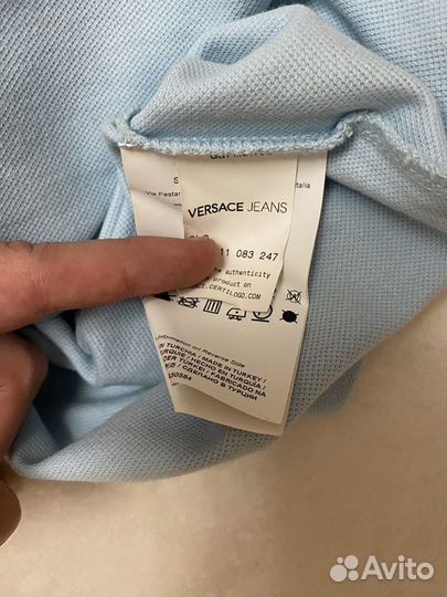 Поло versace jeans