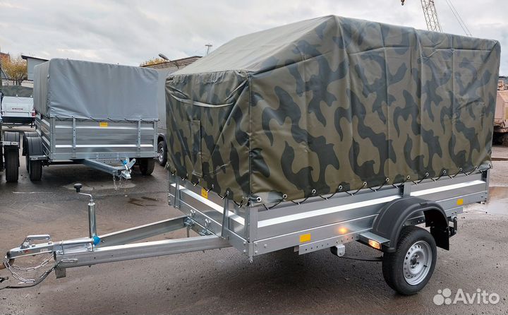 Прицеп 2,8х1,5 на подрамнике рессора Газель