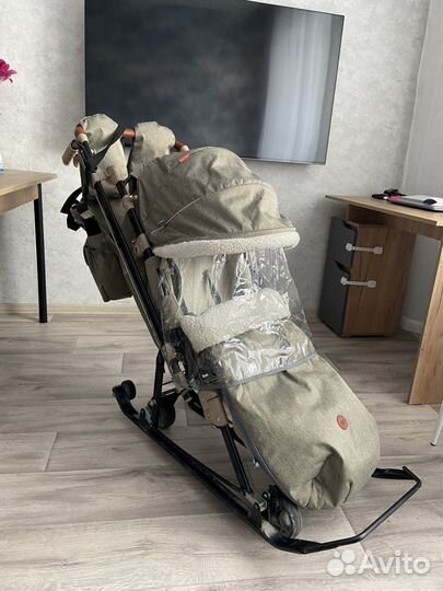 Санки коляска nika