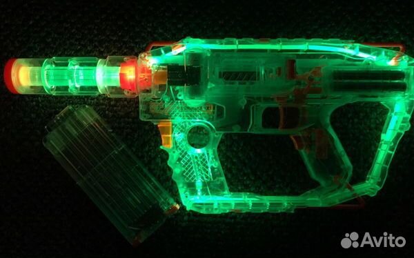 Нёрф, бластер Modulus (светящийся) + пули