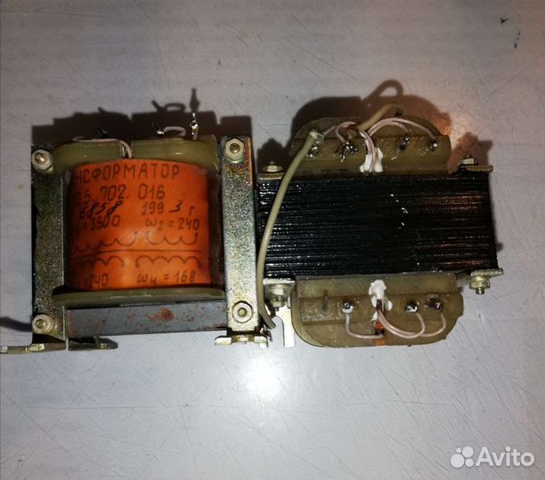 Трансформатор понижающий, 220в-2х16в+1х11в
