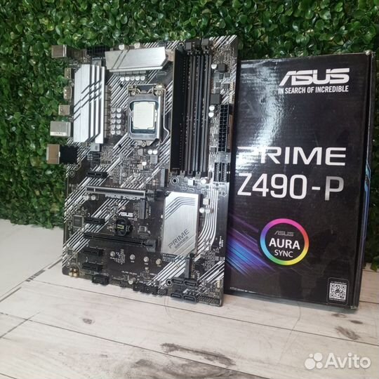 Материнская плата Asus Prime Z-490P Lga 1200