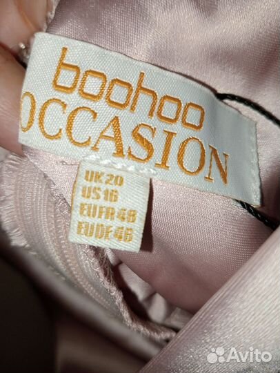 Новогоднее платье boohoo с нюансом, 50-52