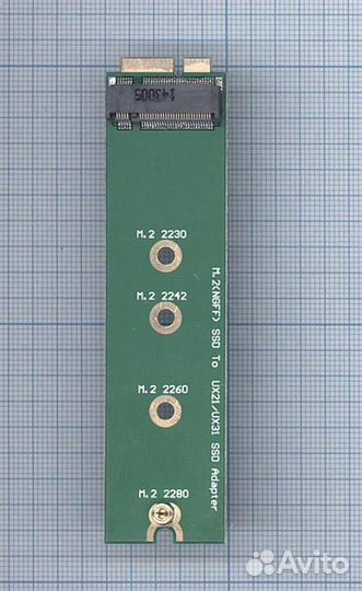 Переходник M.2 (ngff) SSD на SSD 18 контактный ада
