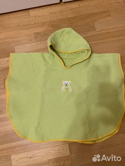 Купальник Mad Wave и полотенце-пончо, шапка, очки