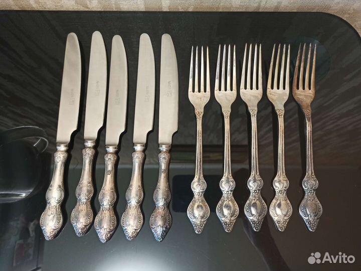 Столовые приборы мельхиор СССР