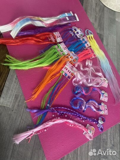 Цветные пряди для волос