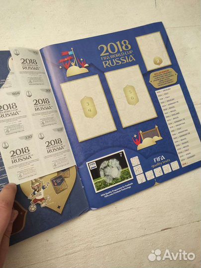 Альбом для наклеек panini чм 2018