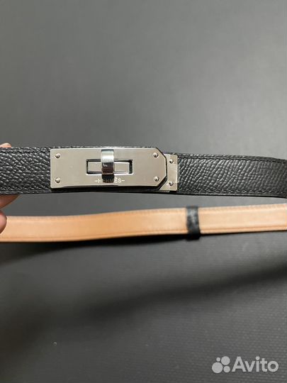 Ремень женский hermes из кожи