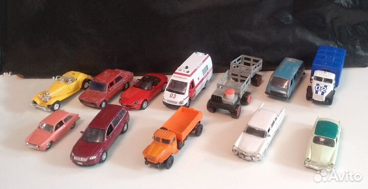 Машинки железные и пластик СССР И современные