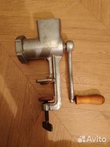 Мясорубка ручная чугунная