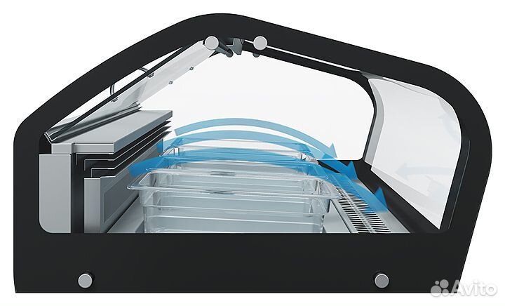 Витрина для мороженого Carboma I60 VL 1,2-1 JOY не