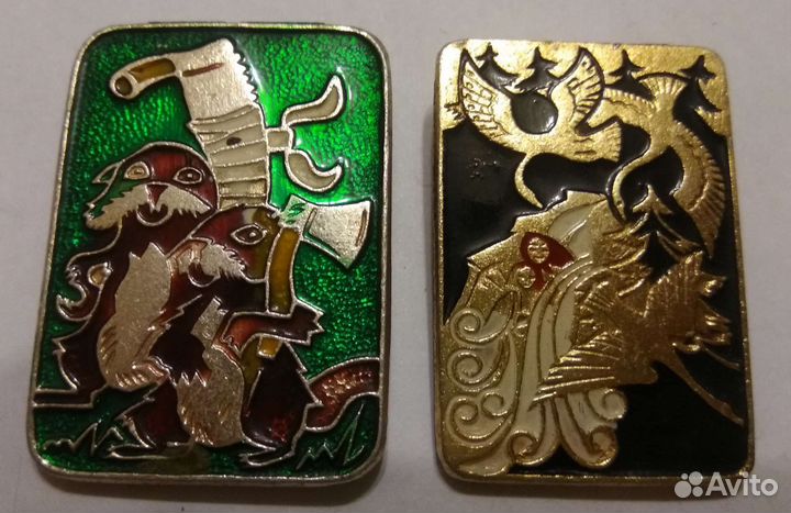 Значки СССР мультики