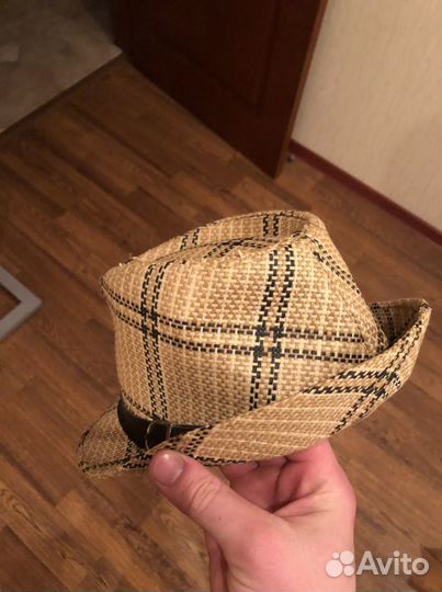 Соломенная шляпа мужская